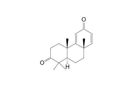(-)-(4aS,8aS,10aR)-1,1,4a,8a-Tetramethyl-4,4a,8a,9,10,10a-hexahydrophenanthrene-2,6(1H,3H)-dione