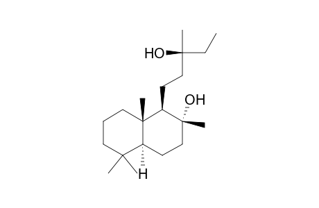 (1R,2R,4aS,8aS)-1-[(3S)-3-hydroxy-3-methyl-pentyl]-2,5,5,8a-tetramethyl-decalin-2-ol