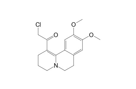 1-(chloroacetyl)-9,10-dimethoxy-3,4,6,7-tetrahydro-2H-benzo[a]quinolizine