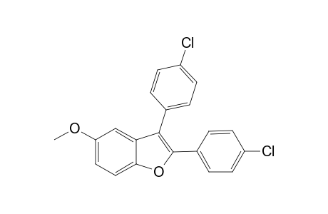 2,3-bis(4-Chlorophenyl)-5-methoxybenzofuran