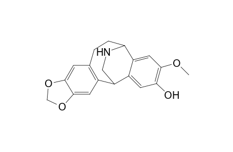 5,13-(Iminomethano)benzo[4,5]cycloocta[1,2-f][1,3]benzodioxol-2-ol, 5,6,7,13-tetrahydro-3-methoxy-, (.+-.)-