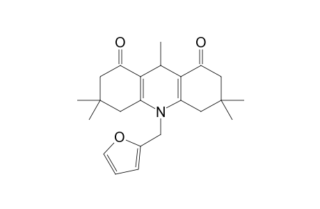 10-(2-furanylmethyl)-3,3,6,6,9-pentamethyl-4,5,7,9-tetrahydro-2H-acridine-1,8-dione
