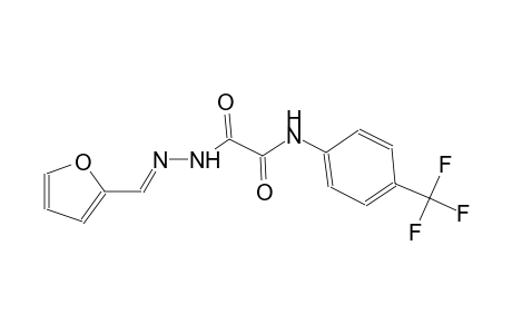 2-[(2E)-2-(2-furylmethylene)hydrazino]-2-oxo-N-[4-(trifluoromethyl)phenyl]acetamide