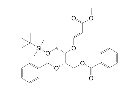 Methyl 3-[4-O-Benzoyl-3-O-benzyl-1-[(tert-butyldimethylsilyl)oxy]-L-threitol-2-yl]prop-2-enoate