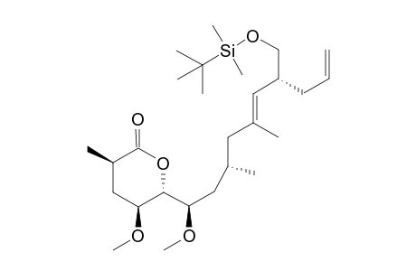 (2R,4S,5R,6R,8S,10E,12R)-12-(tert-Butyldimethylsilyl)oxymethyl-4,6-dimethoxy-2,8,10-trimethyl-10,14-pentadecadiene-5-olide