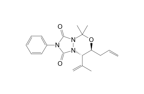 (7S,8S)-5,5-dimethyl-2-phenyl-8-prop-1-en-2-yl-7-prop-2-enyl-7,8-dihydro-[1,2,4]triazolo[1,2-c][1,3,4]oxadiazine-1,3-dione