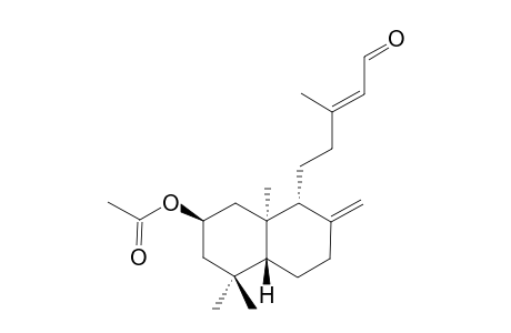 2-BETA-ACETOXY-ENT-LABDA-8(17),13-(E)-DIEN-15-AL