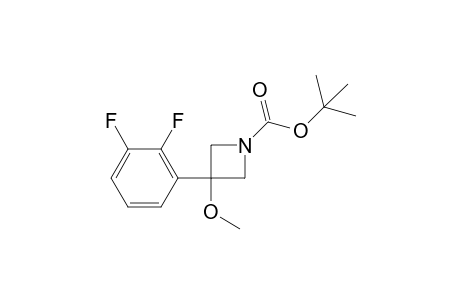 tert-butyl 3-(2,3-difluorophenyl)-3-methoxyazetidine-1-carboxylate