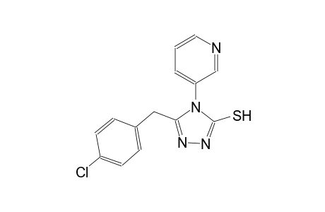 4H-1,2,4-triazole-3-thiol, 5-[(4-chlorophenyl)methyl]-4-(3-pyridinyl)-