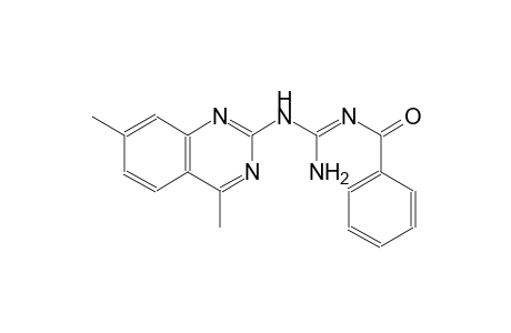 guanidine, N-(4,7-dimethyl-2-quinazolinyl)-N''-[(E)-oxophenylmethyl]-