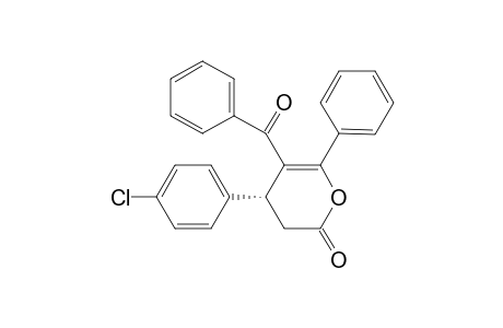 (R)-5-benzoyl-4-(4-chlorophenyl)-6-phenyl-3,4-dihydro-2H-pyran-2-one