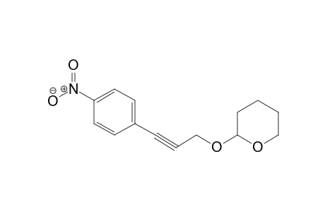 2H-Pyran, tetrahydro-2-[[3-(4-nitrophenyl)-2-propyn-1-yl]oxy]-