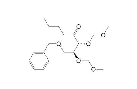 (2S,3R)-1-(benzyloxy)-2,3-bis[(methoxymethyl)oxy]octane-4-one