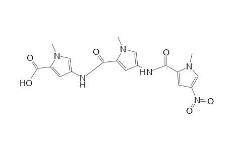 4''-Nitrotris(N-methylpyrrole)-2-carboxyloic acid