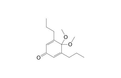 4,4-Dimethoxy-3,5-dipropyl-2,5-cyclohexadienone