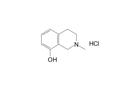 2-methyl-1,2,3,4-tetrahydro-8-isoquinolinol, hydrochloride