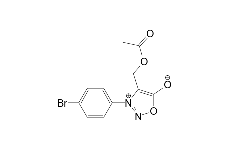 3-(p-Bromophenyl)sydnonylmethyl acetate