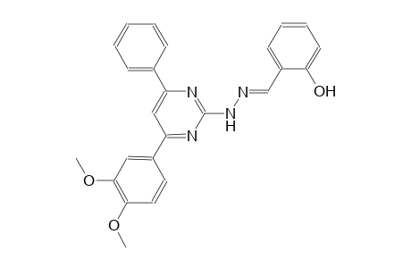 2-hydroxybenzaldehyde [4-(3,4-dimethoxyphenyl)-6-phenyl-2-pyrimidinyl]hydrazone