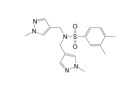 benzenesulfonamide, 3,4-dimethyl-N,N-bis[(1-methyl-1H-pyrazol-4-yl)methyl]-