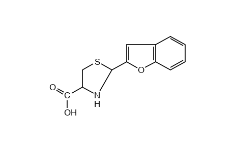 2-(2-benzofuranyl)-4-thiazolidinecarboxylic acid