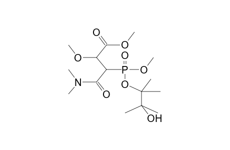 1,1,2-TRIMETHYL-2-HYDROXYPROPYL METHYL 1-DIMETHYLCARBAMOYL-2-METHOXY-2-CARBOMETHOXYETHYLPHOSPHONATE