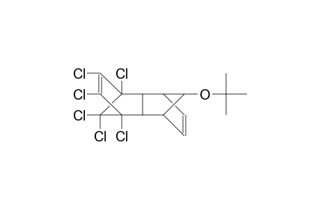 endo, exo-11-syn-T-Butoxy-3,4,5,6,12,12-hexachloro-tetracyclo(6.2.1.1/3,6/.0/2,7/)dodeca-4,9-diene