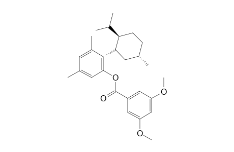 (P,M)-2-[(1S,2R,5S)-2-Isopropyl-5-methylcyclohexyl]-3,5-dimethylphenyl 3,5-Dimethoxybenzoate
