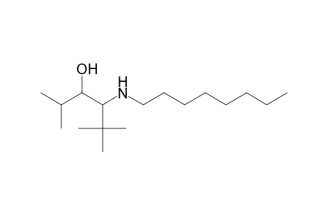 2,5,5-Trimethyl-4-(1-octylamino)-3-hexanol