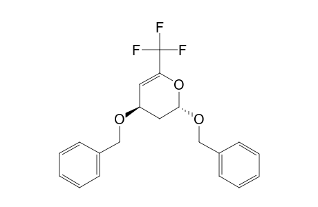 (+,-)-TRANS-2,4-DIBENZYLOXY-6-TRIFLUOROMETHYL-3,4-DIHYDRO-2H-PYRAN
