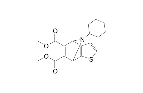 dimethyl 4,7-dihydro-8-cyclohexylbenzo[b]thiophen-4,7-imine-5,6-dicarboxylate