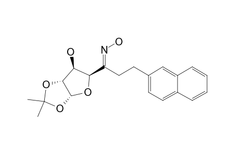 6,7-DIDEOXY-7-NAPHTYL-1,2-O-ISOPROPYLIDENE-ALPHA-D-XYLO-HEPTAFURANOS-5-ULOSE-OXIME