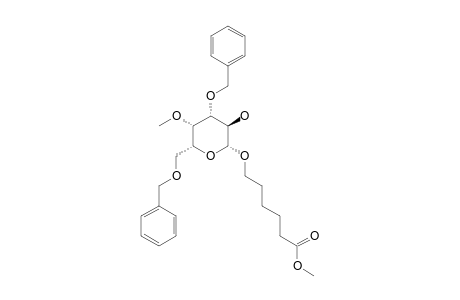 5-(METHOXYCARBONYL)-PENTYL-3,6-DI-O-BENZYL-4-O-METHYL-BETA-D-GALACTOPYRANOSIDE