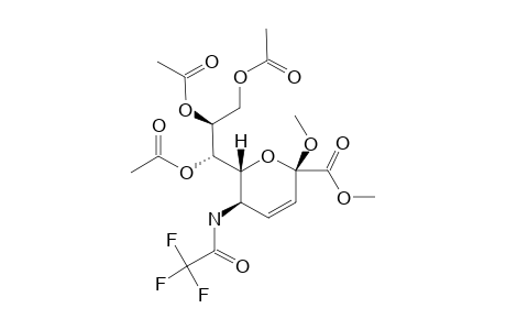 DIMETHYL-7,8,9-TRI-O-ACETYL-3,4,5-TRIDEOXY-5-[(TRIFLUOROACETYL)-AMINO]-ALPHA-D-MANNO-NON-3-EN-2-ULOPYRANOSIDONATE