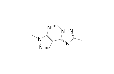 2,7-dimethyl-7H-pyrazolo[4,3-e][1,2,4]triazolo[1,5-c]pyrimidine