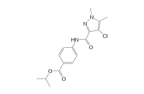 isopropyl 4-{[(4-chloro-1,5-dimethyl-1H-pyrazol-3-yl)carbonyl]amino}benzoate