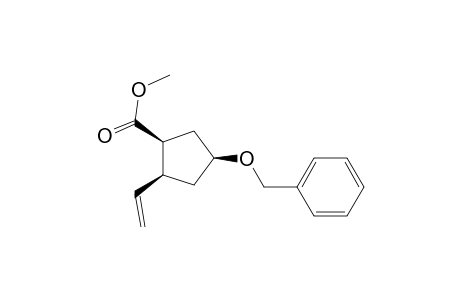(1.alpha.,2.alpha.,4.alpha.)-Cyclopentanecarboxylic Acid, 2-ethenyl-4-(phenylmethoxy)-, methyl ester