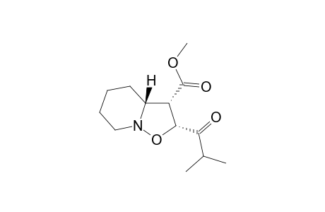 Methyl (2R,3S,3aR)-2-(2-methyl-1-oxopropyl)hexahydro-2H-isoxazolo[2,3-a]pyridine-3-carboxylate