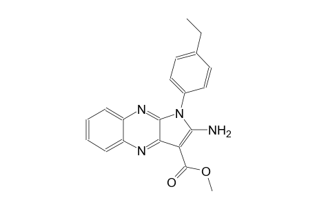 1H-pyrrolo[2,3-b]quinoxaline-3-carboxylic acid, 2-amino-1-(4-ethylphenyl)-, methyl ester
