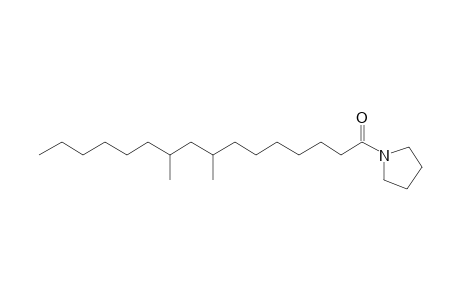 8,10-Dimethylhexadecanoic acid, pyrrolidide