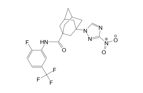 N-[2-fluoro-5-(trifluoromethyl)phenyl]-3-(3-nitro-1H-1,2,4-triazol-1-yl)-1-adamantanecarboxamide