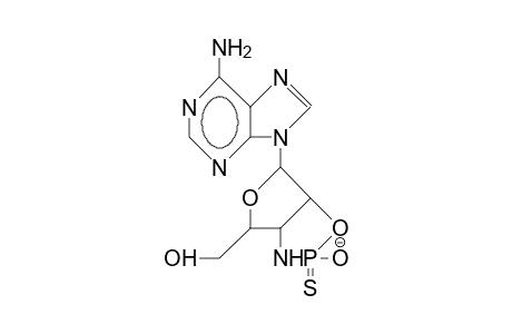 3'-Amino-3'-deoxyadenosine-2'-thionophosphate 2',3'-cycloamide