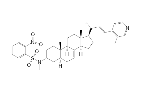N-Methyl-N-[(3.alpha.)-23-(3-methylpyridin-4-yl)-24-nor-5.alpha.,22E-chola-7,22-dien-3-yl]-2-nitrobenzenesulfonamide