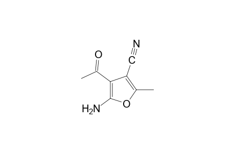 4-acetyl-5-amino-2-methyl-3-furancarbonitrile