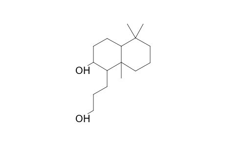 1-(3-Hydroxypropyl)-5,5,8a-trimethyldecahydronaphthalen-2-ol