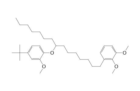 3-[8-(2'-methoxy-4'-tert-butylphenoxy)pentadecyl]veratrole