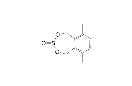8,11-DIMETHYL-5,6-BENZO-2-OXO-1,3,2-DIOXATHIEPIN;(TWIST-BOAT-FORM)