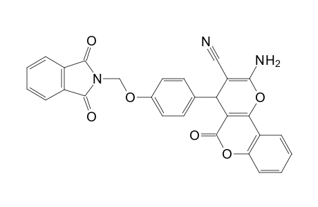 2-Amino-4-(4-((1,3-dioxoisoindolin-2-yl)methoxy)phenyl)-5-oxo-4,5-dihydropyrano[3,2-c]chromene-3-carbonitrile
