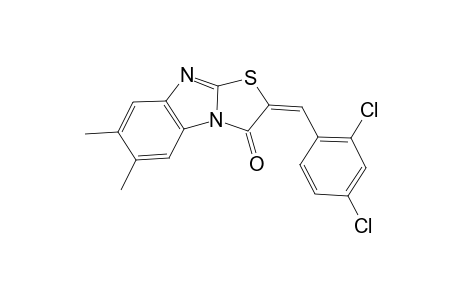 2-(2,4-Dichlorobenzylidene)-6,7-dimethyl[1,3]thiazolo[3,2-a]benzimidazol-3(2H)-one