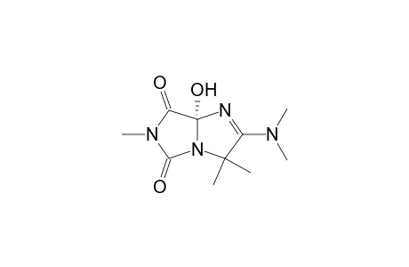 2-(Dimethylamino)-7.alpha.-hydroxy-3,3,6-trimethyl-5,6,7,7a-tetrahydro-3H-imdazo[3,4-a]imidazole-5,7-dione