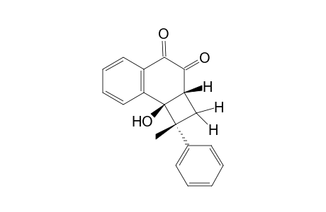 1,2,2a,8b-Tetrahydro-8b-hydroxy-1-methyl-1-phenylcyclobuta[a]naphthalene-3,4-dione